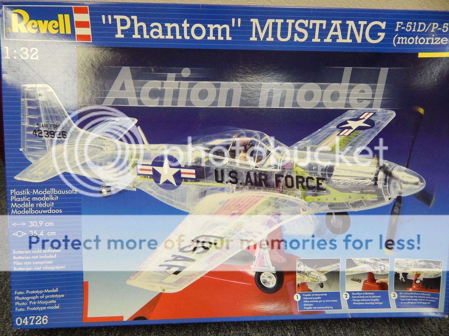 Phantom Monogram Mustang based on Review M0NOGROM 1/32 F-51D